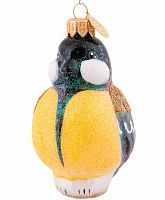 Игрушка ёлочная КОЛОМЕЕВ "Синичка" ФУГ-732/1 стекло,10см,подар.уп.