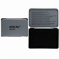 Штемпельная подушка IDEAL 9072M (190088) 70*110мм метал.,настол.,чёрная