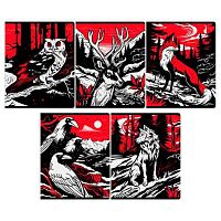 Тетрадь 48л. (клетка) BG "Эксклюзив. Хищники" 08523 выб.лак,лам.софт-тач,асс.