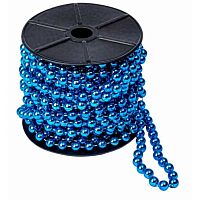 Бусы на ёлку 5м ЛЬДИНКА 253173 синий,d-6мм,пластик