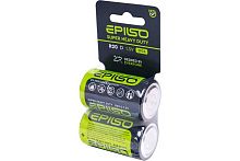 Батарейка EPILSO R20/D 2 Shrink Card 1.5V (БП-00000267)