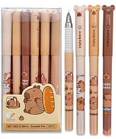 Ручка гелевая "Пиши-Стирай" INTELLIGENT "Capybara" DM-13 синяя,0,38мм,асс.