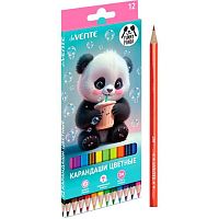 Карандаши 12цв. deVENTE "Yummy Panda" 5022536 шестигр.,2М,диаметр гриф.2,8мм,к/к