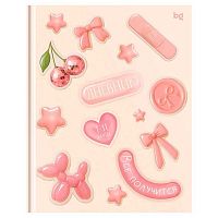 Дневник 1-11кл. BG тв.обл. "Стикеры" 62175 выб.лак,мат.лам.