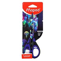 Ножницы 16см MAPED "Deepsea paradise" 466918 прорезин.ручки,декор.лезвия,к/к