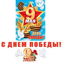 0.8-15-194 Гирлянда "С Днём Победы!" 4,8м (МО)