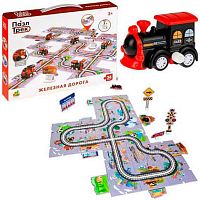 Игровой набор пазл-трек 1TOY "Железная дорога" Т26770 пластик,(36 дет.)
