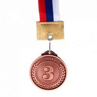 Медаль с лентой "Россия" большая 3место