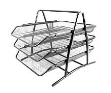 Лоток гориз.3-секц. INTELLIGENT DM-263/DK-280/DB-37 серый,метал.,сетчатый,сборный