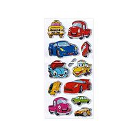 Наклейка объемн. ПГС "Машинки" 6,5*13,5см BTL-820 Р22072-20 Кн22072-20