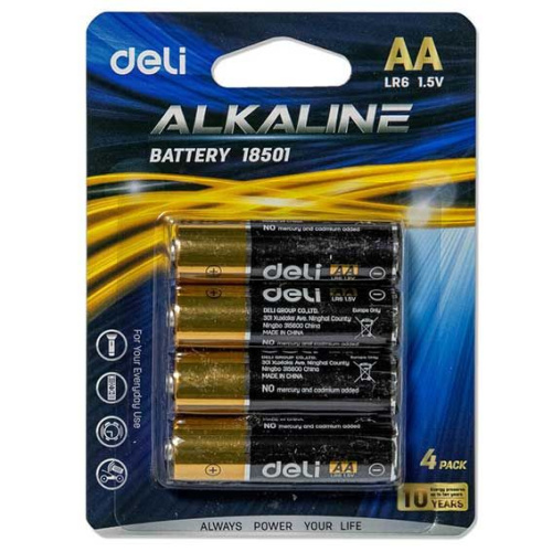 Батарейка DELI E18501 (1476015) AA блистер