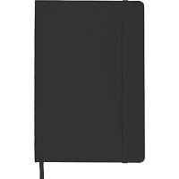 Записная книжка B5  80л. deVENTE 2251400 чёрная,кож.зам.,тв.обл.,клетка,крем.бум.