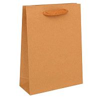 Пакет подар. крафт КОКОС 15*20*6см 262359 210г/м2 