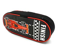 Пенал-косметичка ПЧЕЛКА 210*85*50 К-61 "Финиш" жёсткий,печать на ткани