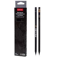 Карандаш ч/гр. с ласт. ХАТ "Символы России" 092653 НВ,кругл.корп.,чёрн.дерево,заточ.,к/к