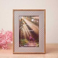 Фоторамка 10*15см "Амстердам" тёмно-серая,пластик 640-1174