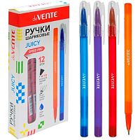 Ручка масл. шар. deVENTE "Juicy" 5073423 синяя,1мм,ультраглад.письмо,корп.асс.