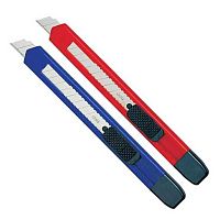 Нож канцелярский  9мм Deli E2051 (381990) е/подвес