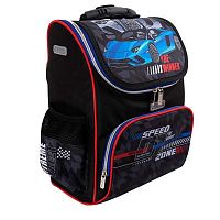 Ранец школьный ATTOMEX "Lite. Speed Zone" 7030415 жёсткий,34*27*20см,светоотраж.элем.,830гр.