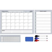 Набор магнитно-маркерн. deVENTE 6020507 (планер на мес.,на нед.,трек. привыч.,3марк.,стир.губк.)