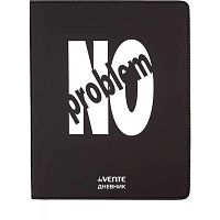 Дневник 1-11кл. deVENTE интегр.обл. "No Problem" 2021632 кож.зам.,бел.бум.,шелкогр.