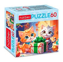 Пазлы   60 ХАТ А5 "Забавные котики" 32855