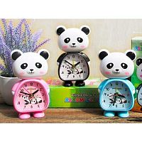 Часы-будильник КОКОС "Панда" 252205 настол.,пластик,асс.