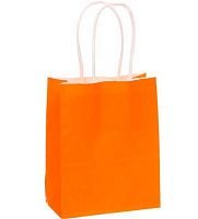 Пакет подар. "Классика, оранжевый" 15*12*6см 775-0731