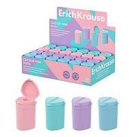 Точилка с контейнером 1отв. EK ClickUp Mini "Pastel" 60064 пластик,асс.