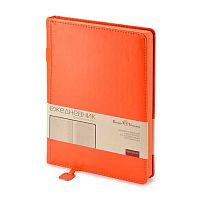 Ежедневник н/д А5 160л. BV кож.зам. "Polo" 3-515/04 оранжевый,оранж.срез,линейка,бел.бум.
