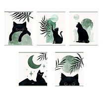 Тетрадь 48л. (клетка) ПЗБФ Премиум "Котовство" 021306 софт-тач.лам.,асс.