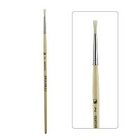 Кисть щетина № 2 круглая Альбатрос