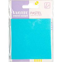 Самоклеящиеся этикетки-закладки deVENTE 76*76мм,50л. "Pastel" 2011449 голубые,пластик.,прозр.