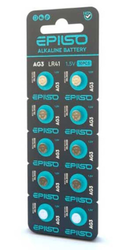 Батарейка EPILSO AG 3 10BC 1.5V (392,384,LR41) (БП-00000307)