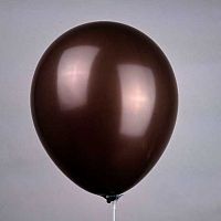 Шары возд. Микрос 10'' Пастель шоколад Ч06524