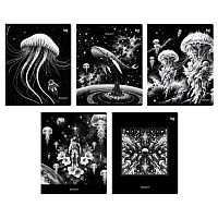 Тетрадь 48л. (клетка) BG "Медуза" 59405 эконом