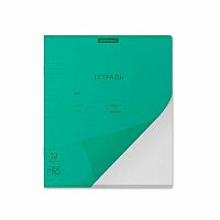 Тетрадь 12л. (линейка) EK пластик.обл. "Классика CoverPrо Апельсин Сияние бирюзовая" 56441