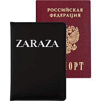 Обложка д/паспорта deVENTE "ZARAZA" 1030443 кож.зам.,поролон,10*14см,3отд.д/виз.