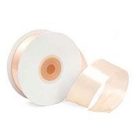 Лента 2,5см*22,85м атласная пудровая Микрос ч30852