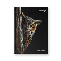 Бизнес-блокнот А5  64л. SVETOCH "Сова-мудрая голова" ББ246 ( 01673) мат.лам.,крем.бум.,фр.кл.