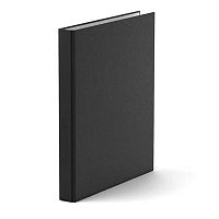 Папка 2 кольца 35мм EK А4 "Standard" 38207 чёрная,лам.карт.