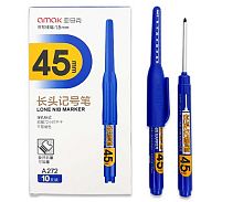 Маркер разметочный INTELLIGENT WG-3 синий, 1,5мм,с длинным пером,45мм