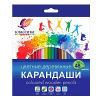 Карандаши 48цв. ЛУЧ "Классика" 31С 2033-08 шестигр.