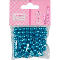 Бусины deVENTE "Diy.Бирюзовый блеск" 8001548 пластик.,8мм,20гр.,пакет