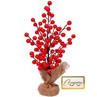 Декоративное украшение "Рябиновая нежность" 107-6197 красная,27см