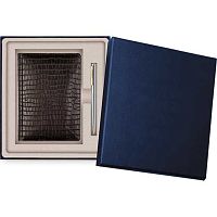 Набор подар. (ежедневник 2026г. А5 168л. deVENTE кож.зам. "Wild" чёрный+ручка шар.) 2237610