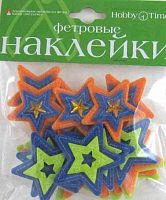 Наклейки декор. АЛЬТ "Звездочки" 2-093/07 фетровые