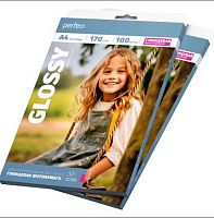 Фотобумага Perfeo А4 170г/м2 глянц. 100л.