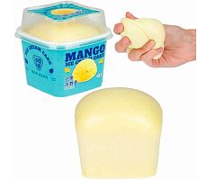Игрушка-антистресс СКВИШ 1TOY "Мороженое в стаканчике манго" Т26794 8,5*8,5*9см