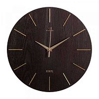 Часы настенные "Классика. Рубин" 3020-001 круг,основ.коричневый+золото,d=30см